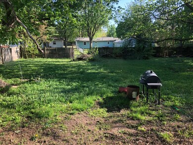 Large privacy fenced backyard