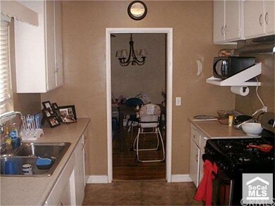 Kitchen as you step in from garage.