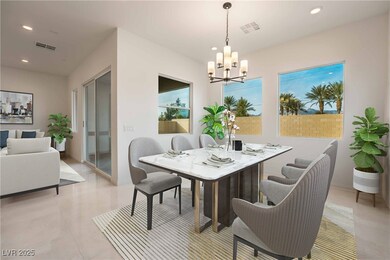 MODEL PICTURE**Dining area featuring visible vents