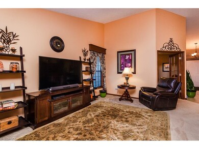 Great room...open door is 3rd bedroom that is pres
