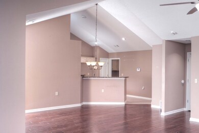 12x10 Dining Area open to Kitchen and Living Room.