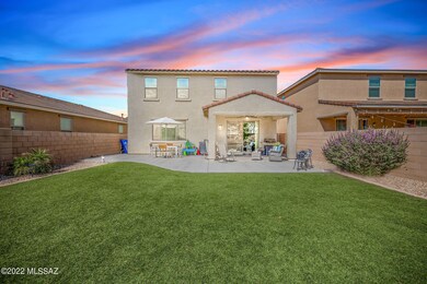 Spacious private backyard