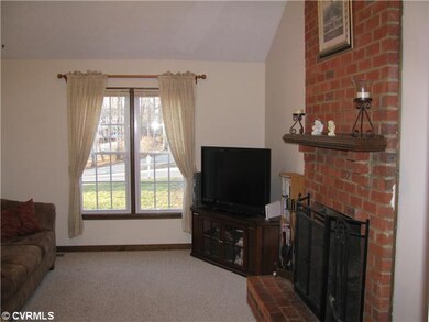 Den/Family/Great Room - Family Room with brick fir