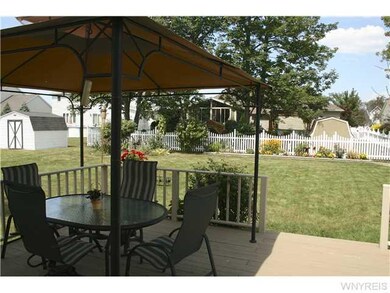 Patio/Deck. Great view of the yard/patio, through 