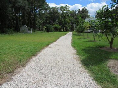 Lane leading down to the walkway