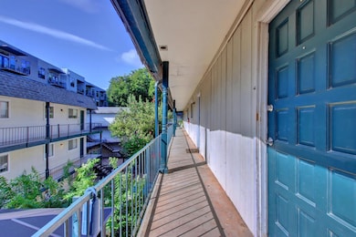 Balcony with a residential view
