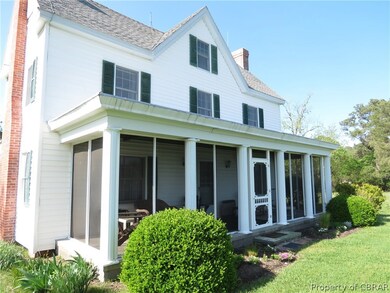 Wonderful Waterside Screen Porch with Columns. Enj