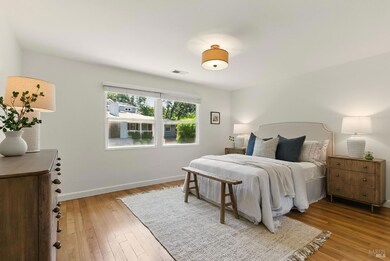 Spacious primary bedroom