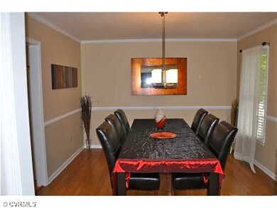 Dining Room - New Lighting, Hardwood Floors, Chair
