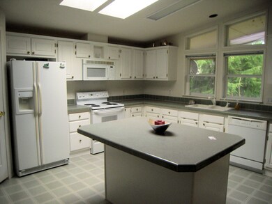 Spacious Kitchen with Island, Skylight