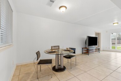 Dinette is open to the living room