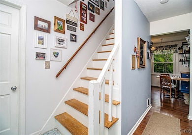 Spacious front entry.