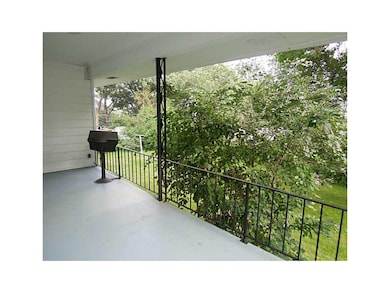 Deck. Concrete covered deck