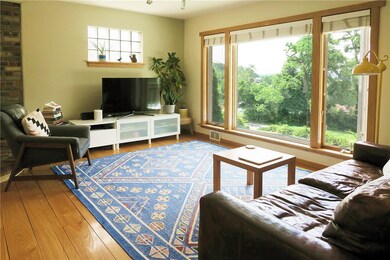 Living Room:  13x18.  Wonderful view!