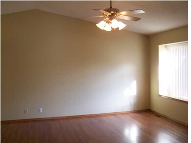 Vaulted ceilings, neutral paint and beautiful wood