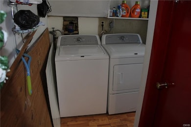 1st floor laundry off the kitchen