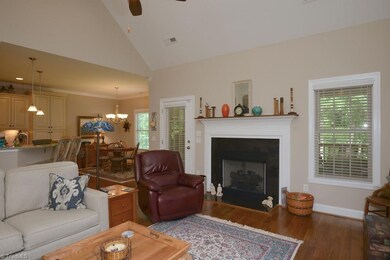 View of great room, kitchen and breakfast room.