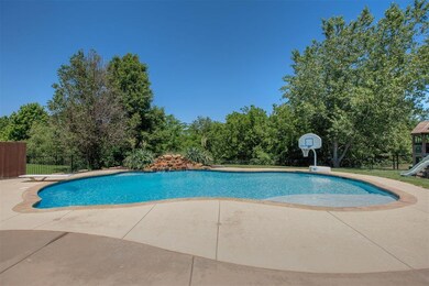 Large pool with water feature and diving board!  S