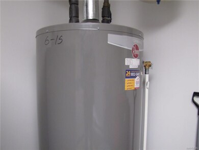 Hot water tank, dated June 2015
