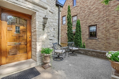 Welcoming front porch