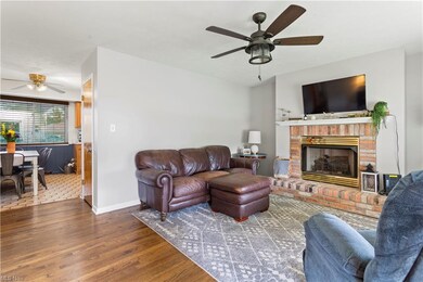 Living Room with View to Kitchen