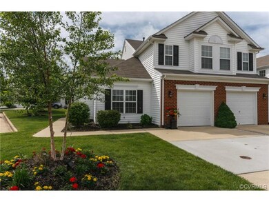 One-car garage end unit with ample storage space.