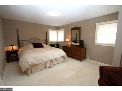 Owners suite with walk-in closet, full bath with s