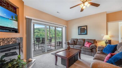 Step right out to a vast deck with additional livi