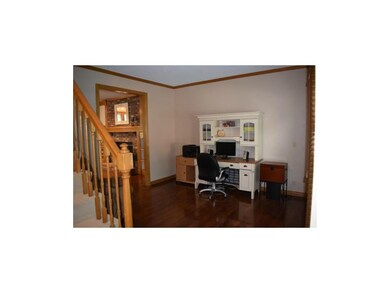 A great space for an upstairs office!