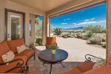 Spacious covered patio