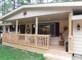 Covered front porch