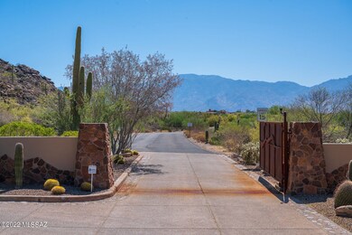 Looking east thru entry gate