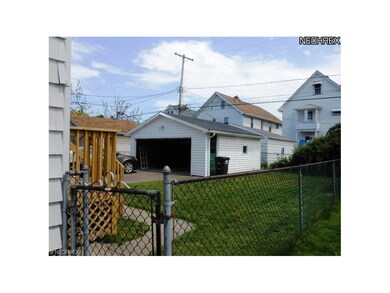 Garage with Newer Vinyl Siding