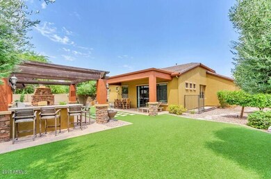 Backyard side view