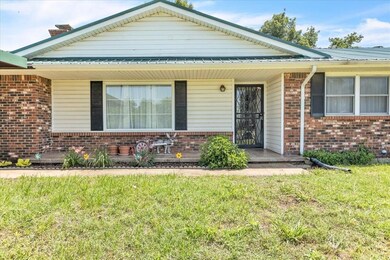 Covered front porch