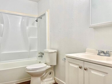 Full bathroom with shower / tub combination, toil