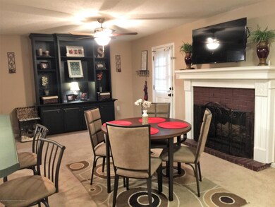Dining Room w/ Fireplace