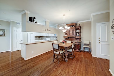 Dining room looking to kitchen.