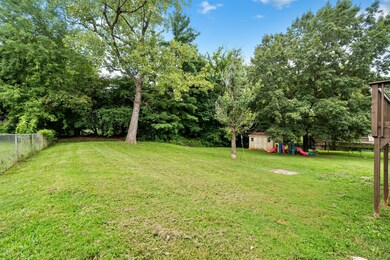 Large Backyard with Chain Fence & Shed