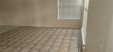 View of tiled spare room