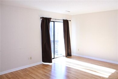 Natural light from sliding glass doors off porch. 