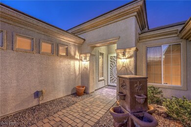 Gated Courtyard with Fountain, Front Security Door