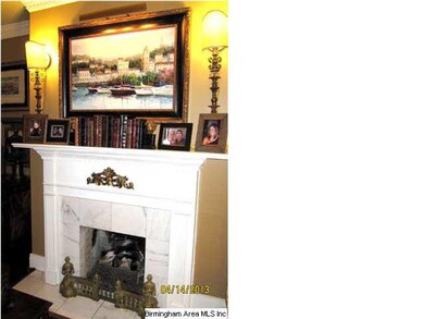 Beautiful fireplace is THE focal point of your gor