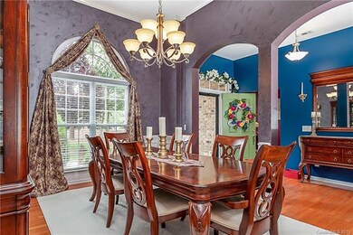 A beautiful open dining area adjoins the foyer.