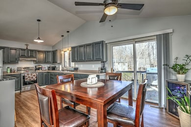 Sliders to the elevated deck