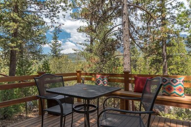 Private deck with views