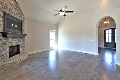 Great Room With Solid Oak Hardwood Flooring