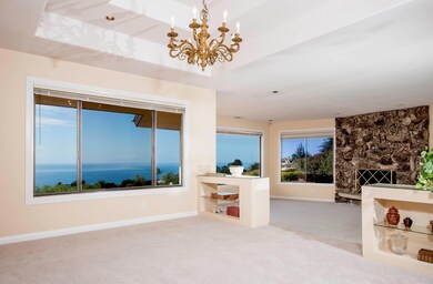 Dining room looking into living room