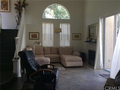 Living Room has vaulted ceilings to the roofline a