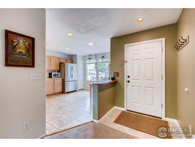 Entrance and kitchen